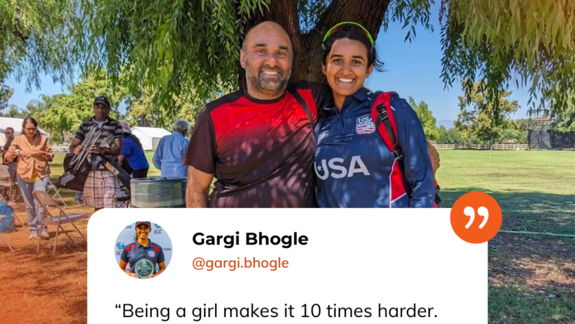 Gargi Bholge Los Angeles Cricket Post